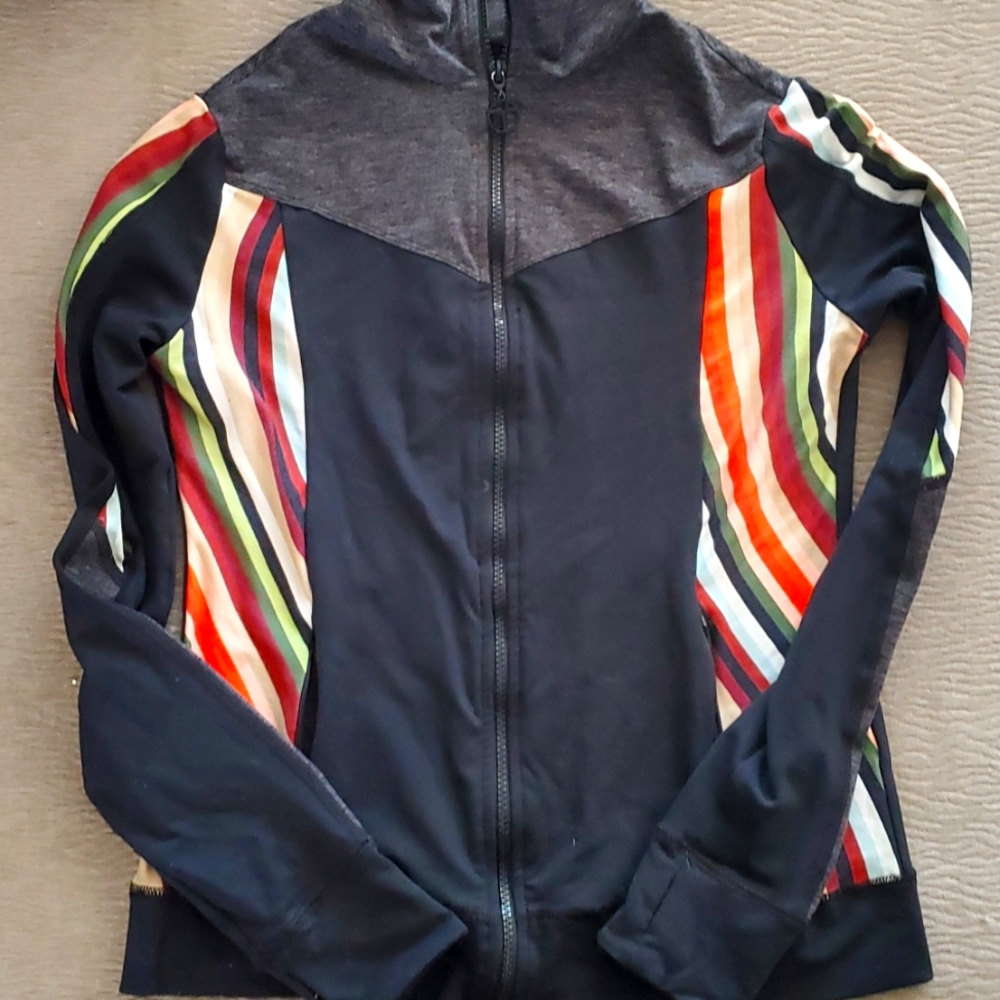 Trina Turk recreation zip up athletic jacket size small